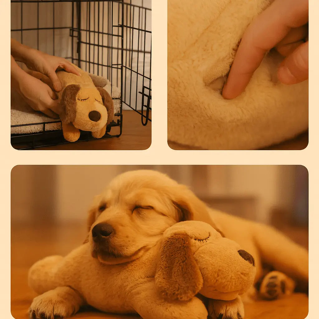 CuddleBeat - Your Puppy Sleeps Through the Night. You Wake Up Rested.
